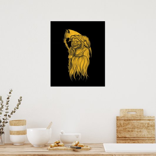 Sensenmann – 死 ポスター (キッチン)