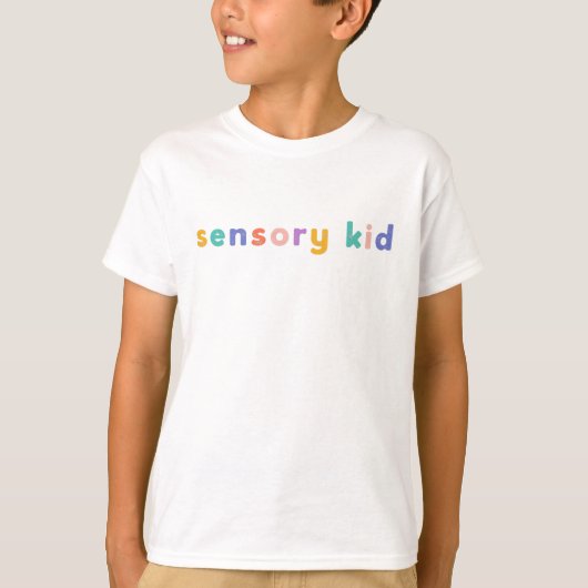 Sensitive Kid SPD認識度 Tシャツ (正面)