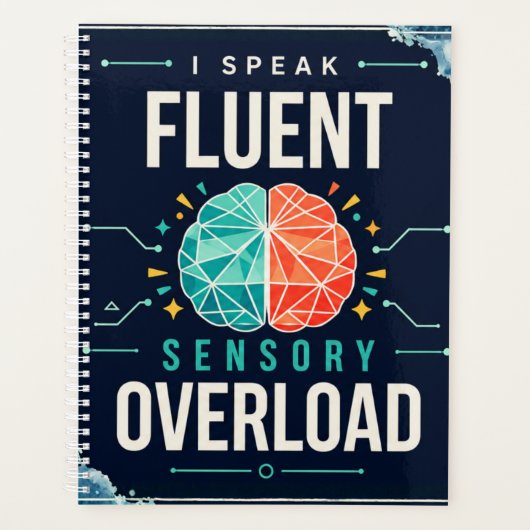 Sensory Overload | Modern Neurodivergent Awareness プランナー手帳 (正面)