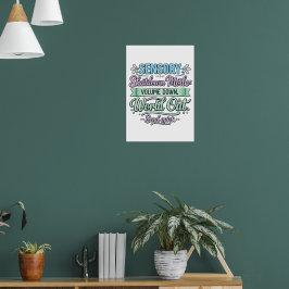 Sensory Shutdown Mode: Volume Down Autistic Poster ポスター