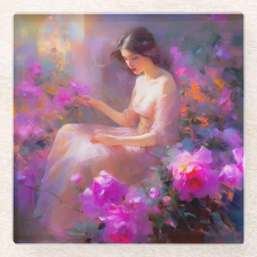 Sensual Elegance ガラスコースター (正面)