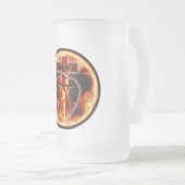 Sensus Fideliumロゴ フロストグラスビールジョッキ (正面右)