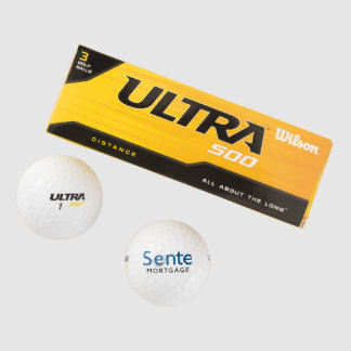 Sente Wilson Ultra 500 Distanceゴルフボール（3パック） ゴルフボール