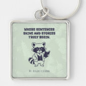 Sentences Shine Stories Truly Begin English Class キーホルダー (正面)