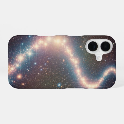 Sentier Galactique Vintage iPhone 16ケース (裏面横)