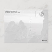 Sentiero dei Cacciatori, Isle of Capriポストカード ポストカード (裏面)