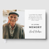 Sentimental Keepsake Funeral Photo ゲストブック (正面)