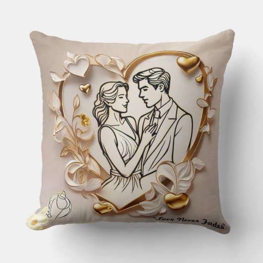"Sentimental Love" クッション (正面)