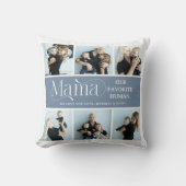 Sentimental Photo Collage Mama Keepsake  クッション (正面)
