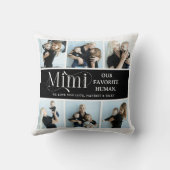 Sentimental Photo Collage Mimi Keepsake  クッション (裏面)