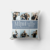 Sentimental Photo Collage Mimi Keepsake  クッション (正面)