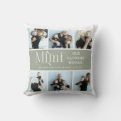 Sentimental Photo Collage Mimi Keepsake  クッション (正面)