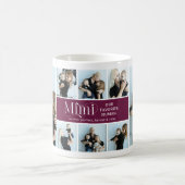 Sentimental Photo Collage Mimi Keepsake コーヒーマグカップ (中央)