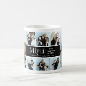 Sentimental Photo Collage Mimi Keepsake コーヒーマグカップ (中央)