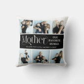 Sentimental Photo Collage Mom Keepsake  クッション (裏面)