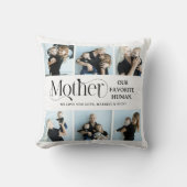 Sentimental Photo Collage Mom Keepsake  クッション (正面)