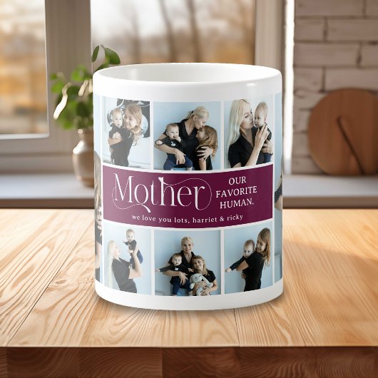 Sentimental Photo Collage Mother Keepsake コーヒーマグカップ