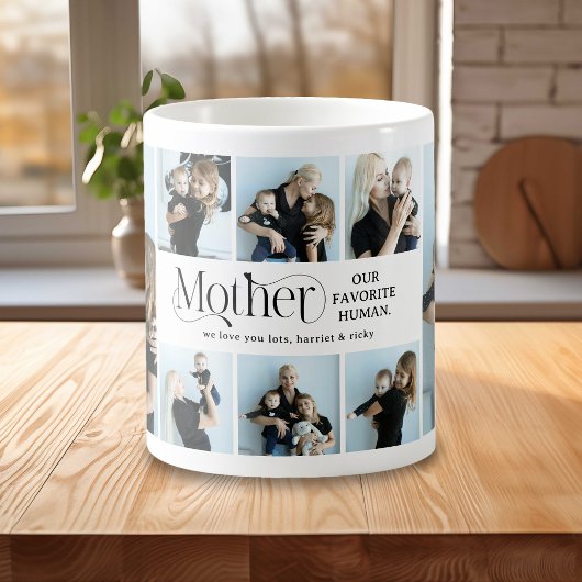 Sentimental Photo Collage Mother Keepsake コーヒーマグカップ