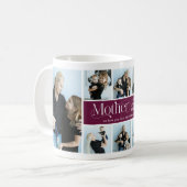Sentimental Photo Collage Mother Keepsake コーヒーマグカップ (正面左)