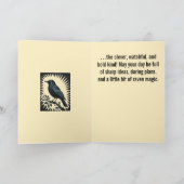 Sentinel of Solitude The Raven カード (内部)