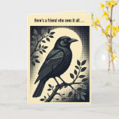 Sentinel of Solitude The Raven カード (黄色い花)