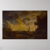 Sentinel Rockヨセミテ渓谷の早雪 ポスター (正面)