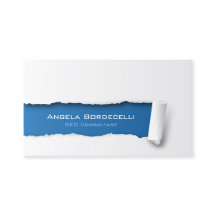 SEOコンサルタントの名刺を取り付けた紙