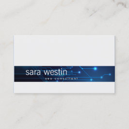 SEOコンサルタントBlue Computer Circuits BusinessCard 名刺