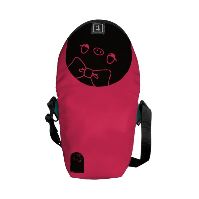 Seong Ji-Piggy Girl- メッセンジャーバッグ (裏面オープン)