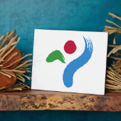 Seoul Flag Plaque フォトプラーク (側面)