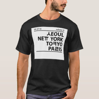 Seoul, New York, Tokyo, and Paris Essential T-Shir Tシャツ
