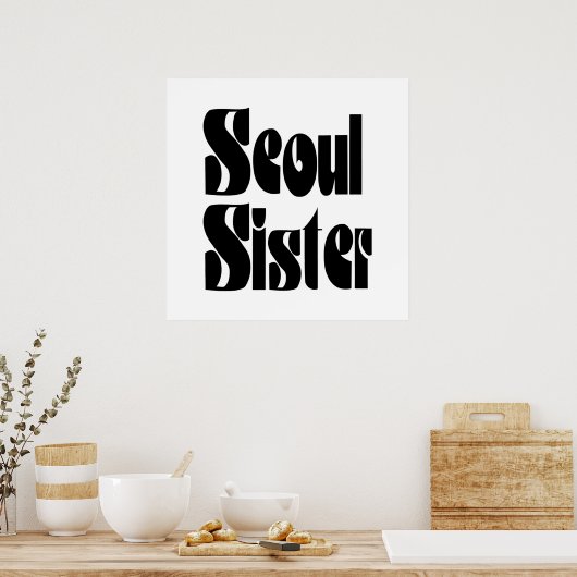 Seoul Sister Poster ポスター (キッチン)