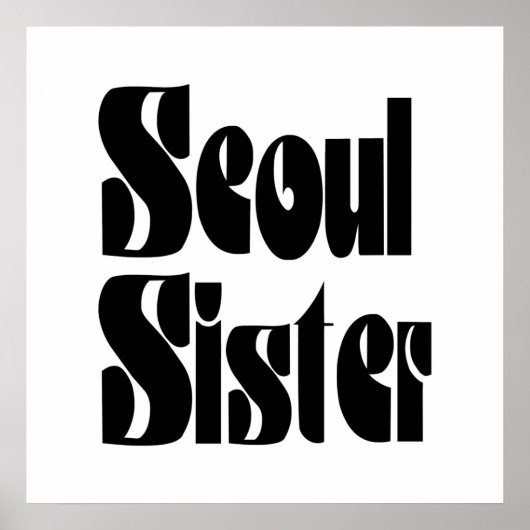 Seoul Sister Poster ポスター (正面)