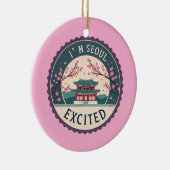 Seoul Sisters Korea Travel Memory Ceramic Ornament セラミックオーナメント (右)