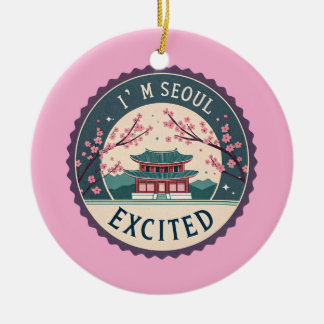 Seoul Sisters Korea Travel Memory Ceramic Ornament セラミックオーナメント