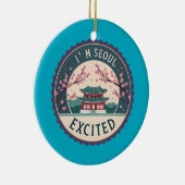 Seoul Sisters Korea Travel Memory Ceramic Ornament セラミックオーナメント (右)