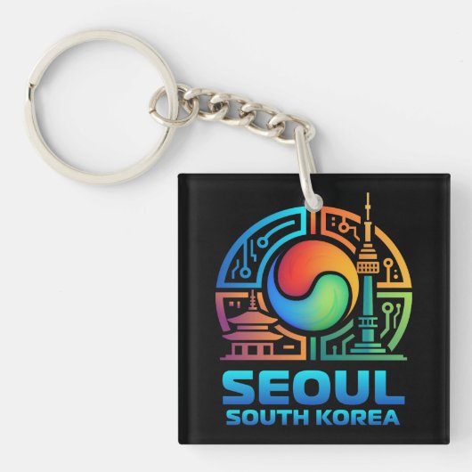 Seoul South Korea キーホルダー (正面)