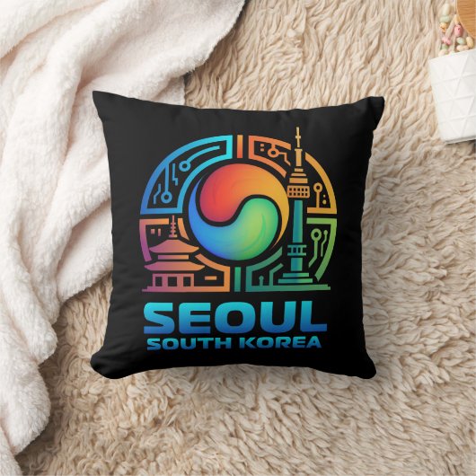 Seoul South Korea クッション (ブランケット)