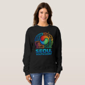 Seoul South Korea スウェットシャツ (正面フル)