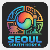 Seoul South Korea スクエアシール (正面)