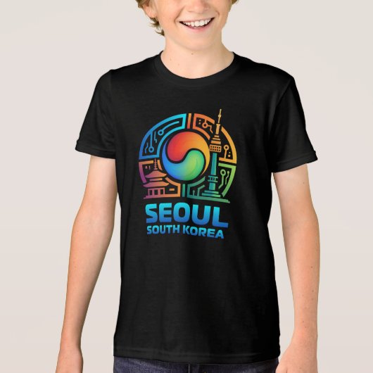 Seoul South Korea トライブレンドＴシャツ (正面)
