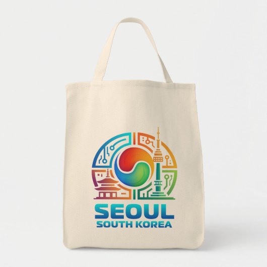 Seoul South Korea トートバッグ (正面)