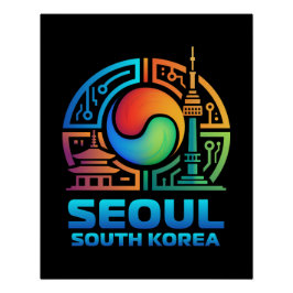 Seoul South Korea ポスター