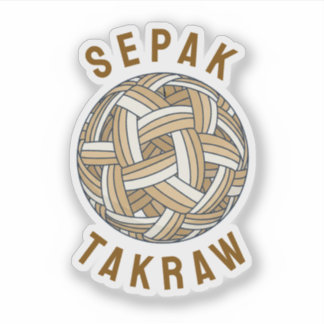 Sepak Takraw Woven Ball シール