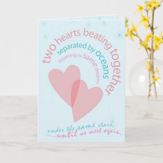 Separated by oceans カード (黄色い花)