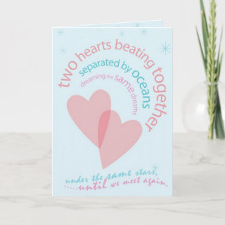 Separated by oceans カード