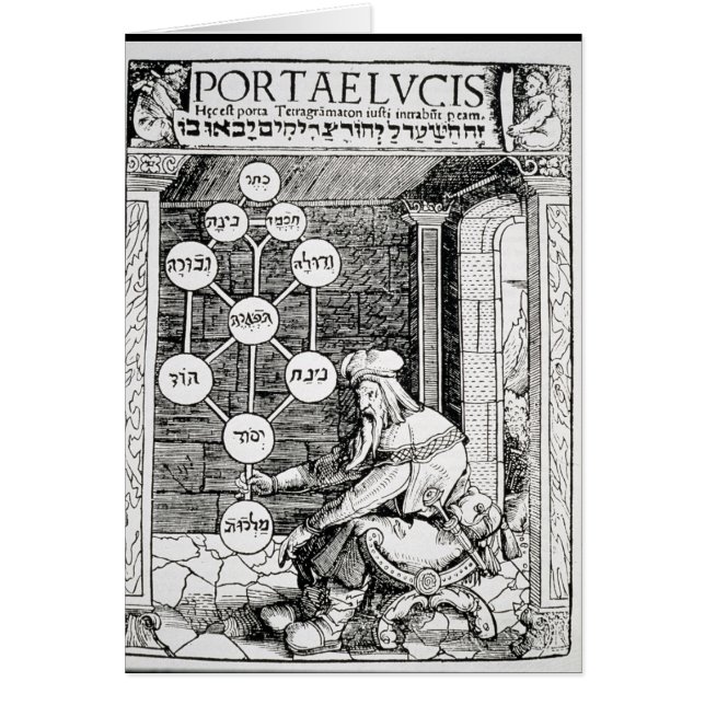 sephirothを握るユダヤ人のcabbalist (正面)