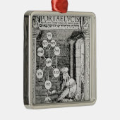 sephirothを握るユダヤ人のcabbalist メタルオーナメント (右)