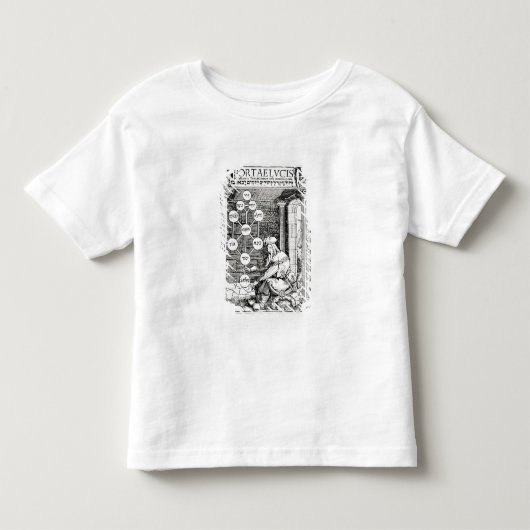 sephiroth、iのコピーを握るユダヤ人のcabbalist トドラーTシャツ (正面)