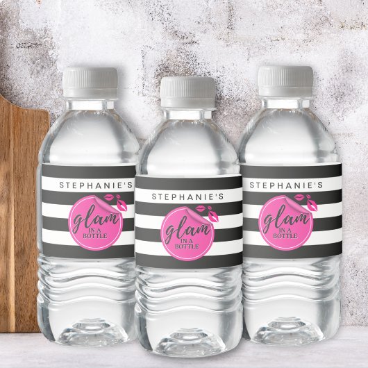 Sephora Theme Water Bottle Labels ペットボトルラベル